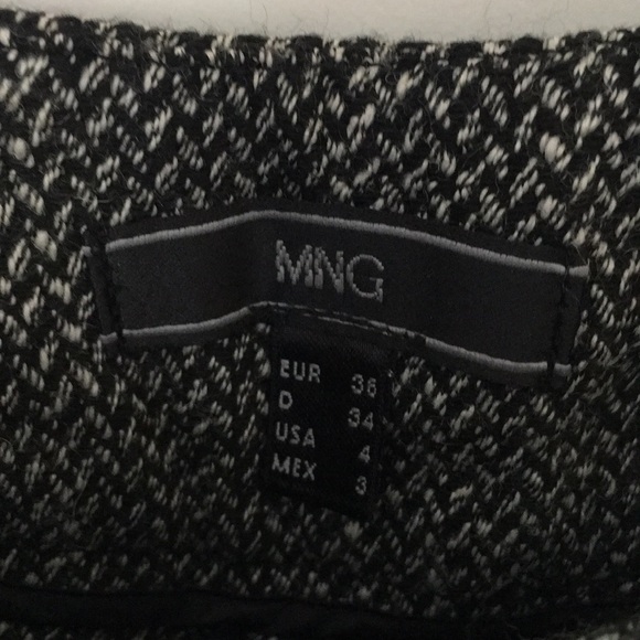 Mango MNG tweed style wide legged pants - Picture 4 of 9